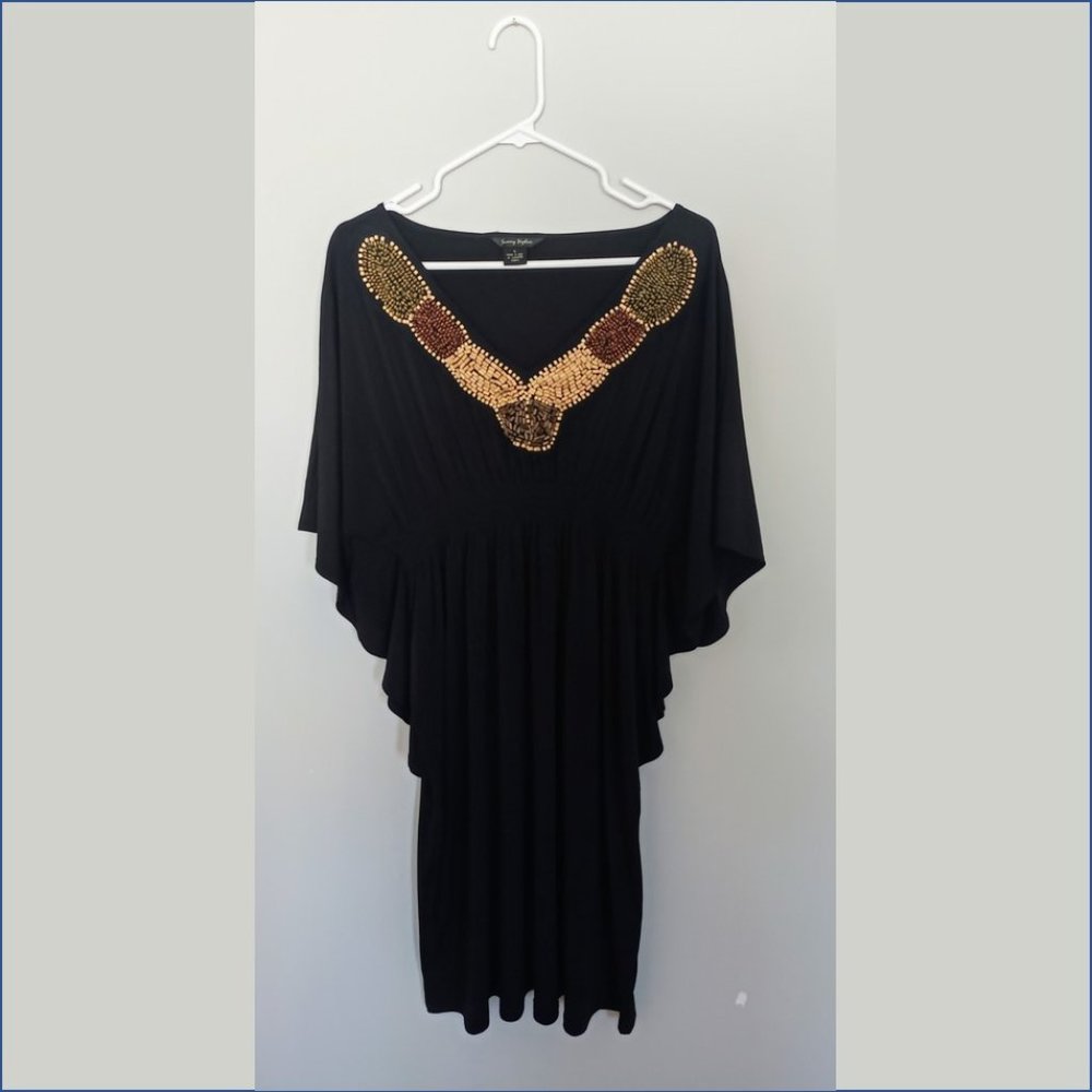 Sunny Taylor - Knee Length Black Dress - L